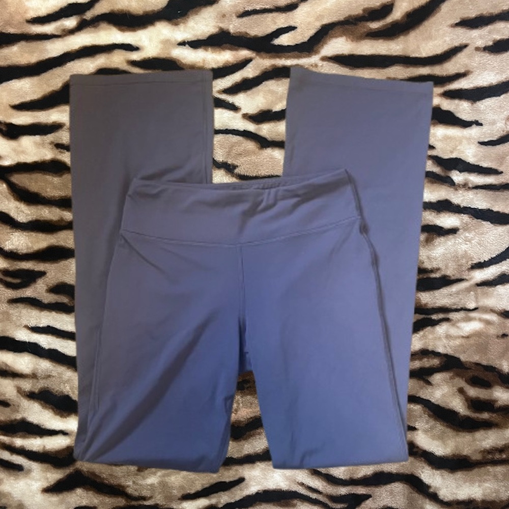 Athleta Girl Blue High-Rise Flare Workout Pants